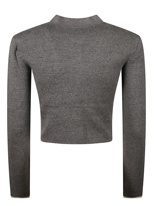 Cardigan a fiori all'uncinetto SELF PORTRAIT | AW25010CBGREY